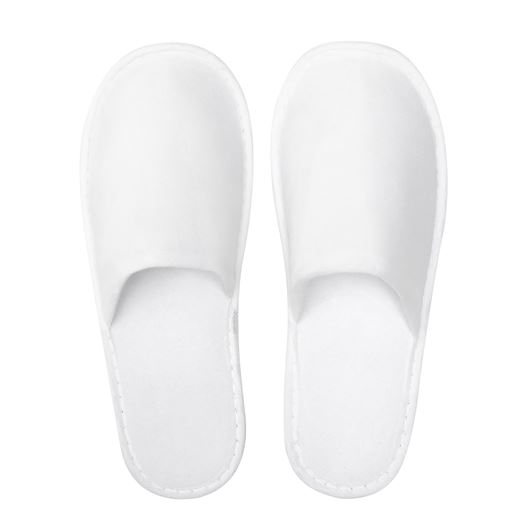 Pantofola chiusa in TNT. Suola anima da 5mm .Confezione da 100 paia. € 1.08/pz
