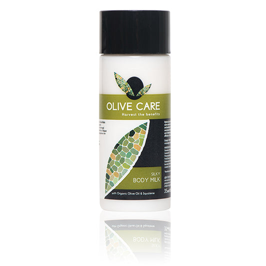 Crema Corpo in flacone da 33 ml.Linea Cortesia OLIVE CARE per Hotel,B&B e Casa Vacanze. Confezione da 201 Unità.